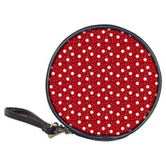 Floral Dots Red Classic 20-cd Wallets by snowwhitegirl