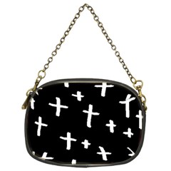 White Cross Chain Purses (two Sides)  by snowwhitegirl