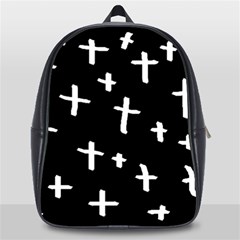 White Cross School Bag (large) by snowwhitegirl