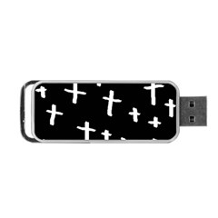 White Cross Portable Usb Flash (one Side) by snowwhitegirl