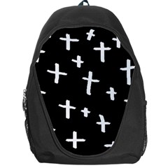 White Cross Backpack Bag by snowwhitegirl