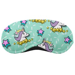 Magical Happy Unicorn And Stars Sleeping Masks by Bigfootshirtshop