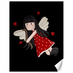 Cupid Girl Canvas 18  X 24   by Valentinaart