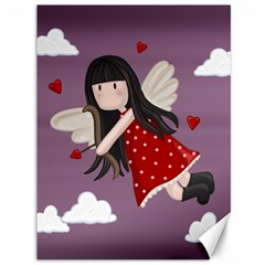 Cupid Girl Canvas 36  X 48   by Valentinaart