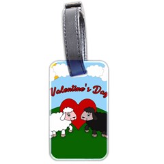 Valentines Day - Sheep  Luggage Tags (two Sides) by Valentinaart