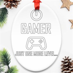 Gamer Oval Ornament (two Sides) by Valentinaart