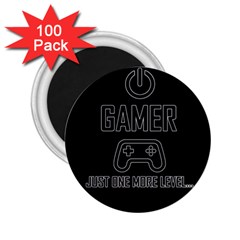 Gamer 2 25  Magnets (100 Pack)  by Valentinaart