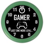 Gamer Color Wall Clocks Front