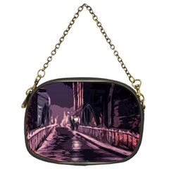 Texture Abstract Background City Chain Purses (one Side)  by Nexatart