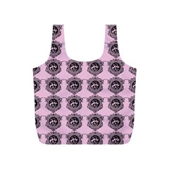 Three Women Pink Full Print Recycle Bags (s)  by snowwhitegirl