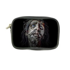 Jesuschrist Face Dark Poster Coin Purse by dflcprints