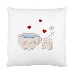 Cute Tea Standard Cushion Case (two Sides) by Valentinaart