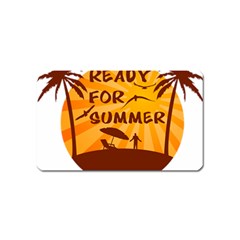 Ready For Summer Magnet (name Card) by Melcu