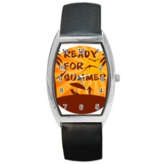 Ready For Summer Barrel Style Metal Watch by Melcu