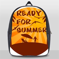 Ready For Summer School Bag (large) by Melcu