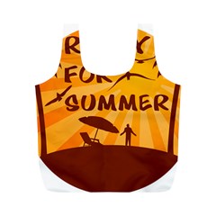 Ready For Summer Full Print Recycle Bags (m)  by Melcu