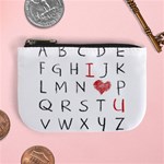 Love Alphabet Mini Coin Purses Front