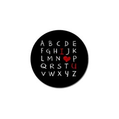 Love Alphabet Golf Ball Marker (10 Pack) by Valentinaart