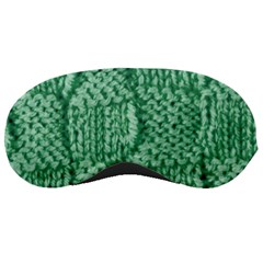 Knitted Wool Square Green Sleeping Masks by snowwhitegirl