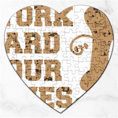 Work Hard Your Bones Jigsaw Puzzle (heart) by Melcu