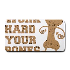 Work Hard Your Bones Medium Bar Mats by Melcu