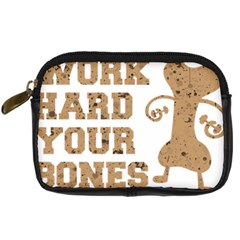 Work Hard Your Bones Digital Camera Cases by Melcu