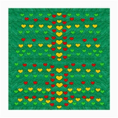 Love Is In All Of Us To Give And Show Medium Glasses Cloth by pepitasart