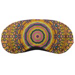 Wood Festive Rainbow Mandala Sleeping Masks Front