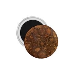 Background Steampunk Gears Grunge 1 75  Magnets by Nexatart