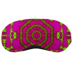 Fern Forest Star Mandala Decorative Sleeping Masks Front