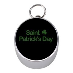  St  Patricks Day  Mini Silver Compasses by Valentinaart