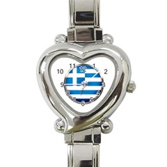 Greece Greek Europe Athens Heart Italian Charm Watch by Nexatart