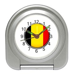 Belgium Flag Country Brussels Travel Alarm Clocks by Nexatart