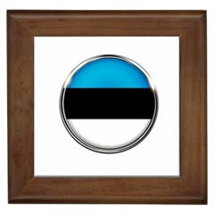 Estonia Country Flag Countries Framed Tiles by Nexatart