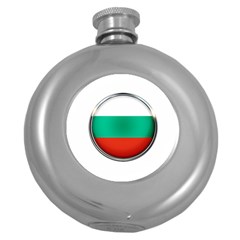 Bulgaria Country Nation Nationality Round Hip Flask (5 Oz) by Nexatart