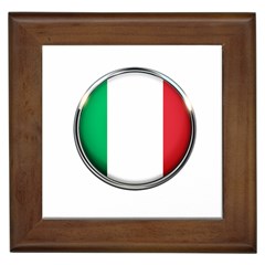 Italy Country Nation Flag Framed Tiles by Nexatart