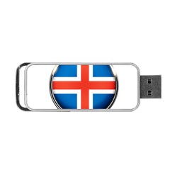 Iceland Flag Europe National Portable Usb Flash (two Sides) by Nexatart