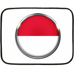 Monaco Or Indonesia Country Nation Nationality Double Sided Fleece Blanket (mini)  by Nexatart