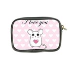 Cute mouse - Valentines day Coin Purse Back