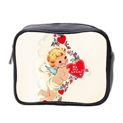 Cupid - Vintage Mini Toiletries Bag 2-side by Valentinaart