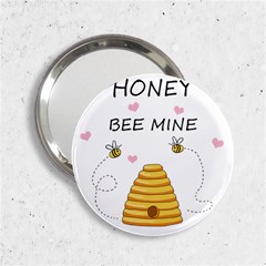 Bee Mine Valentines Day 2 25  Handbag Mirrors by Valentinaart