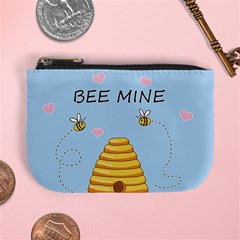 Bee Mine Valentines Day Mini Coin Purses by Valentinaart