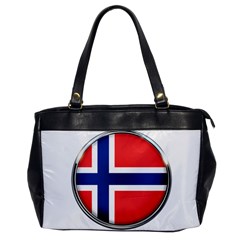 Norway Country Nation Blue Symbol Office Handbags by Nexatart