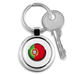 Portugal Flag Country Nation Key Chains (Round)  Front