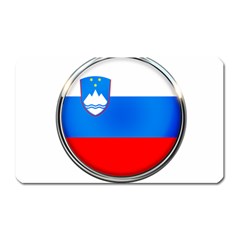 Slovenia Flag Mountains Country Magnet (rectangular) by Nexatart