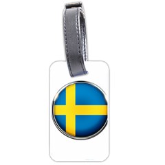 Sweden Flag Country Countries Luggage Tags (one Side)  by Nexatart