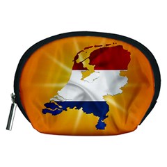 Holland Country Nation Netherlands Flag Accessory Pouches (medium)  by Nexatart