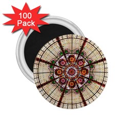 Pattern Round Abstract Geometric 2 25  Magnets (100 Pack)  by Nexatart