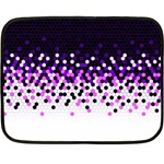 Flat Tech Camouflage Reverse Purple Double Sided Fleece Blanket (Mini)  35 x27  Blanket Back