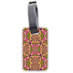 Jungle Flowers In Paradise  Lovely Chic Colors Luggage Tags (two Sides) by pepitasart